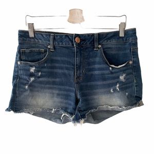 American Eagle Midi Denim Shorts